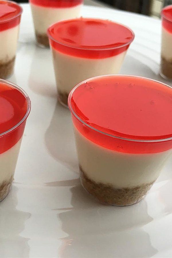 Strawberry Cheesecake Jell-O® Shots