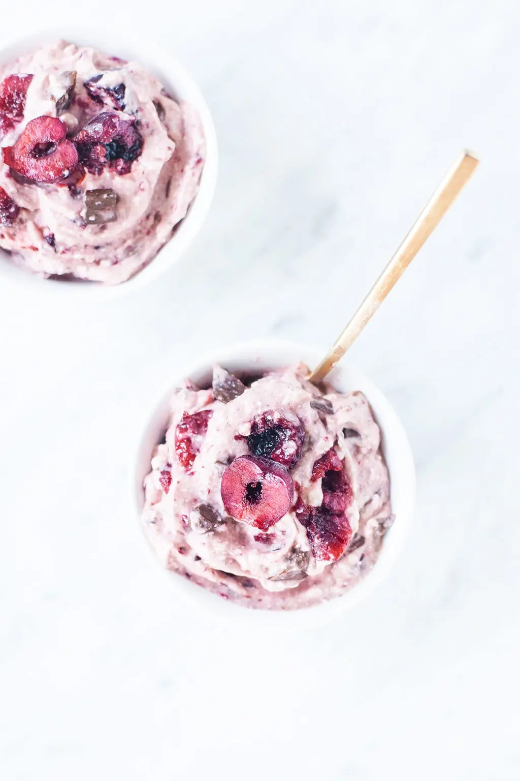 Cherry Chocolate Chip Nice Cream