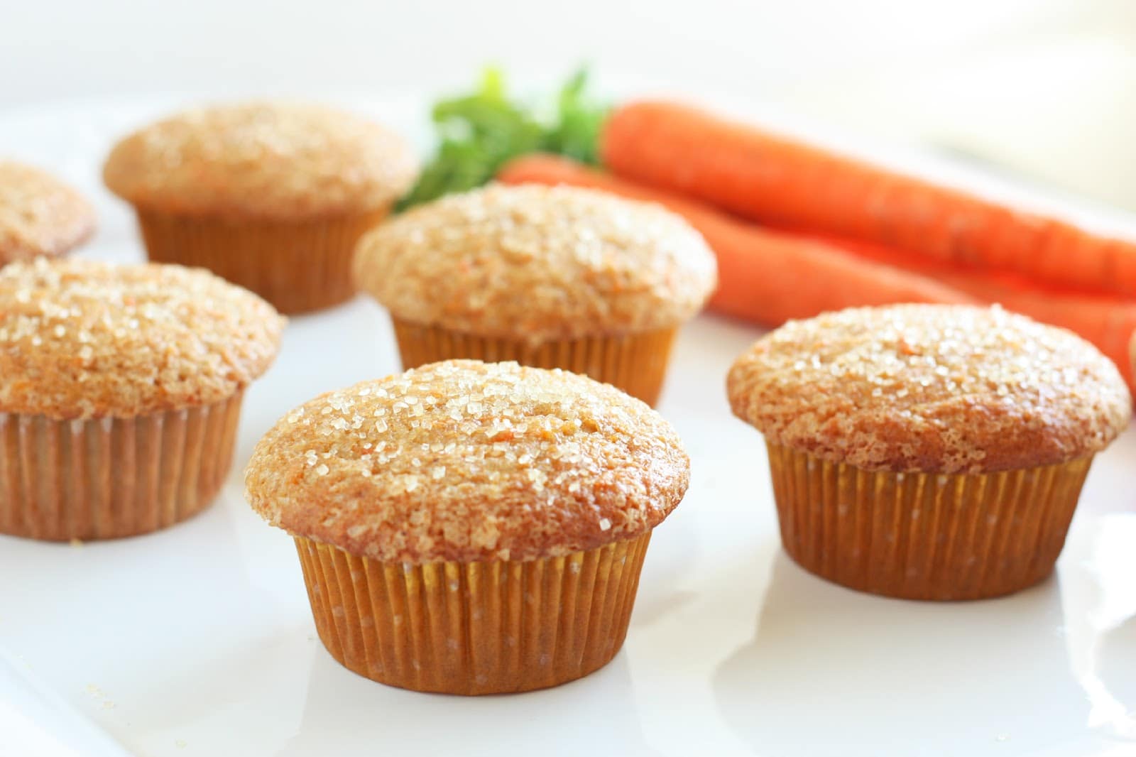 Cream Cheese Filled Carrot Cake Muffins