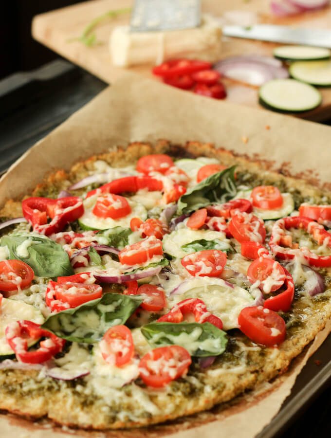 Healthy Cauliflower Pizza Crust