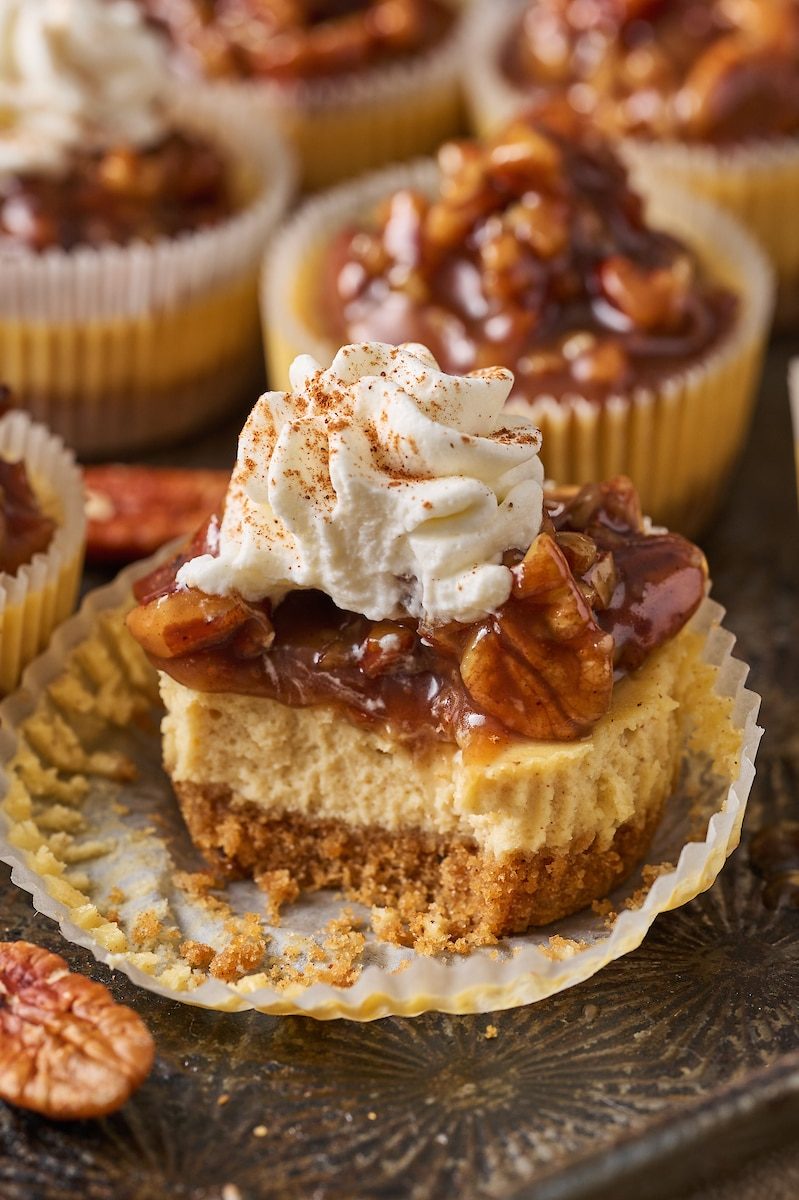 Mini Pecan Pie Cheesecakes