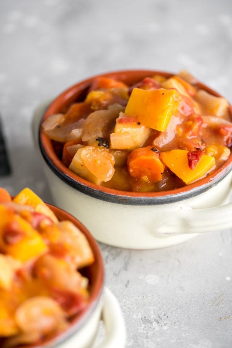 Vegan Slow Cooker Root Vegetable Stew