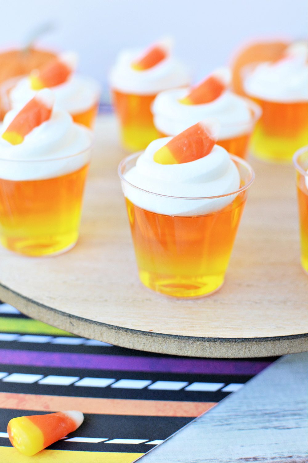 Halloween Candy Corn Jello Shots