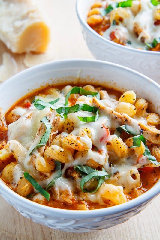 Delicious Chicken Parmesan Soup
