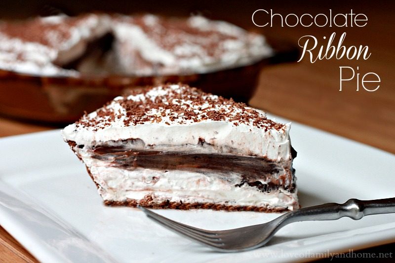 Chocolate Ribbon Pie