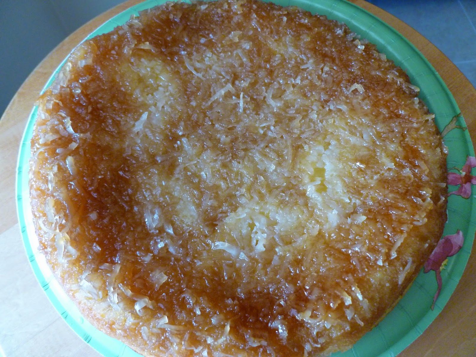 Coconut Pineapple Upside Down Cake