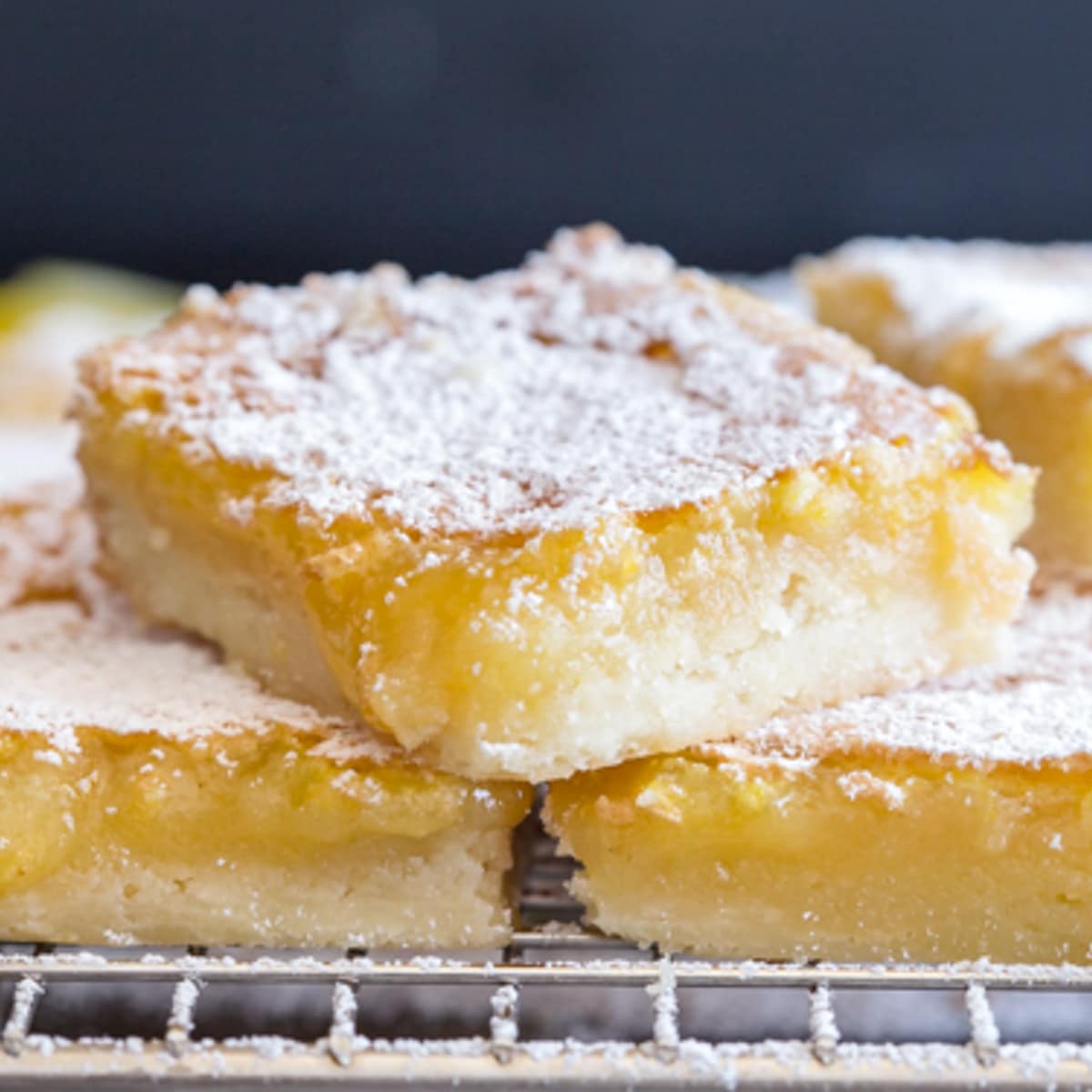 Easy Fresh Lemon Squares - Quick & Easy Tangy Lemon Bars