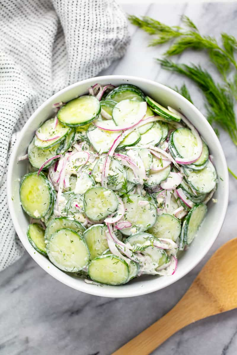 Creamy Cucumber Salad