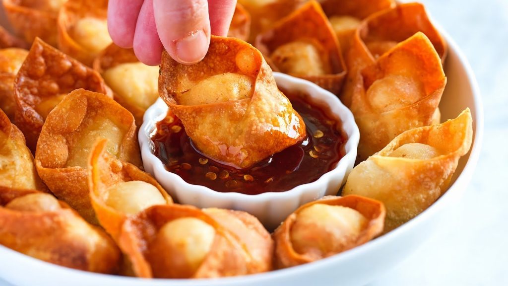 Crabby Cream Cheese Wontons