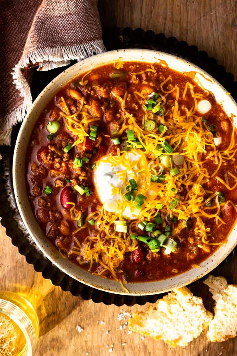 Delicious Venison Beer Chili