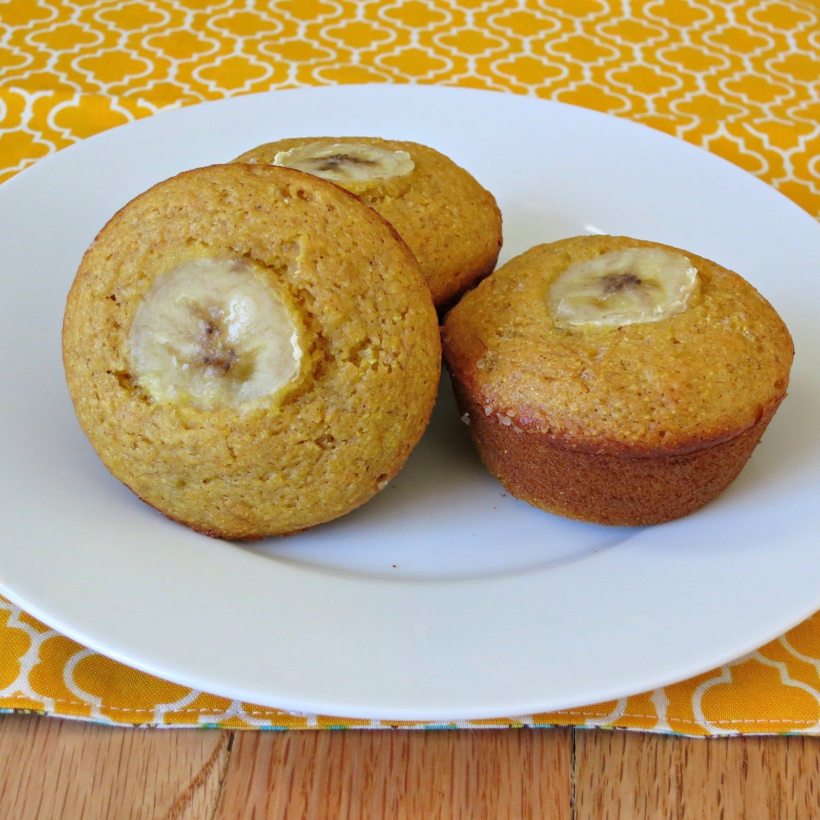 Banana Cornbread Muffins