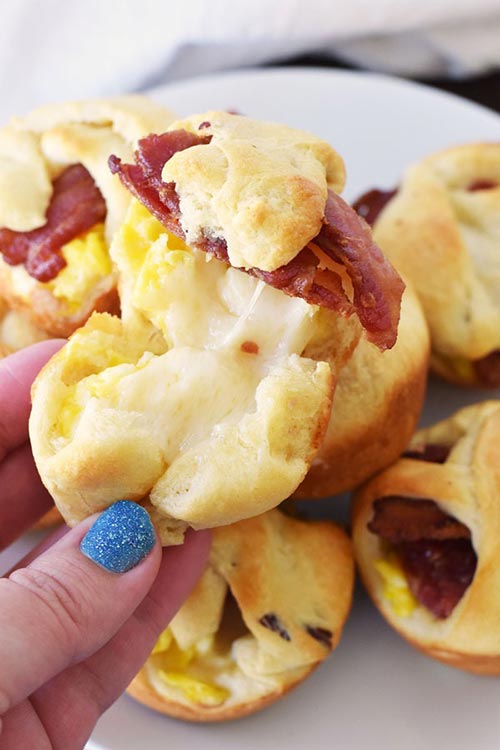 Bacon, Egg, & Cheese Breakfast Bombs