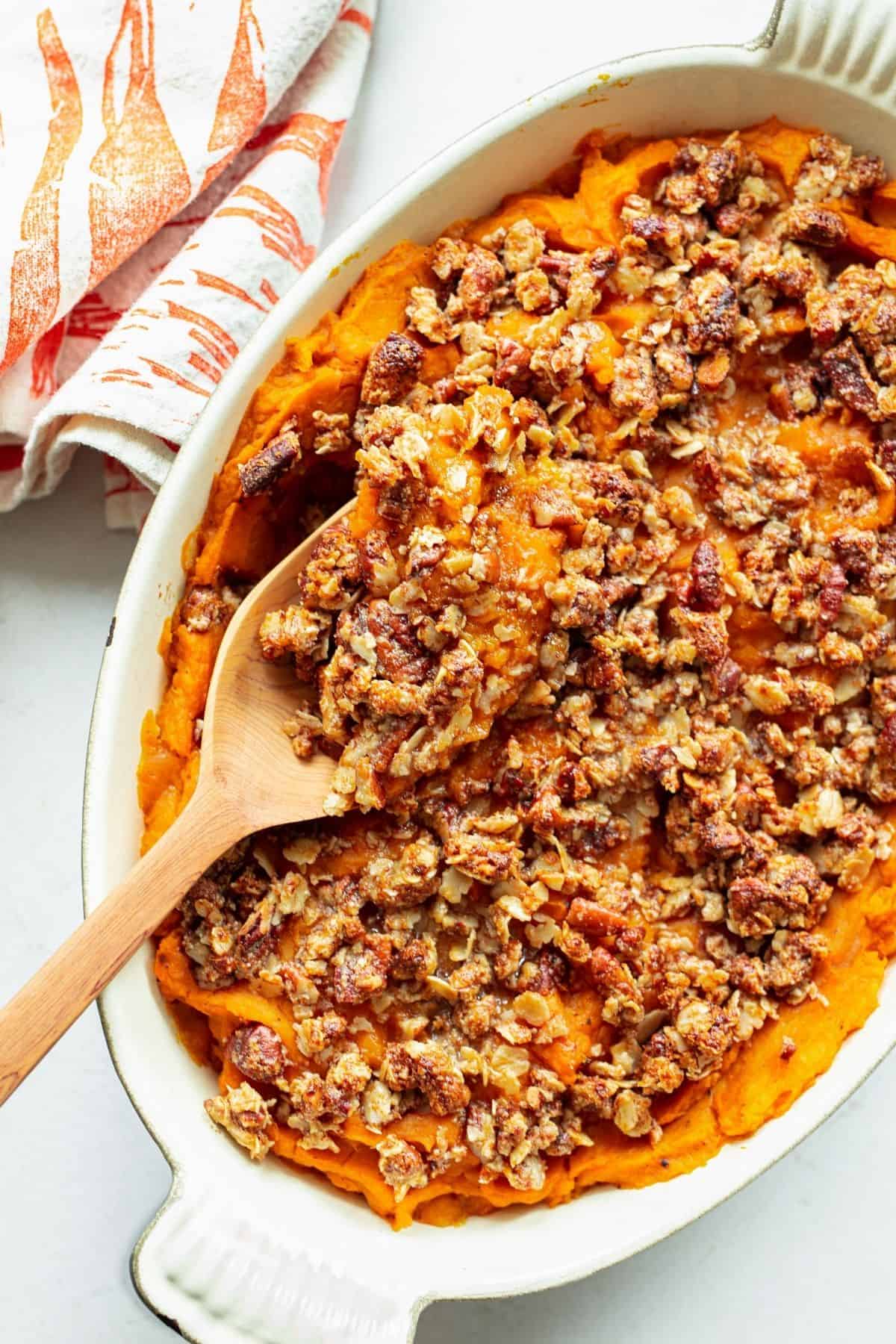 Healthy Sweet Potato Casserole