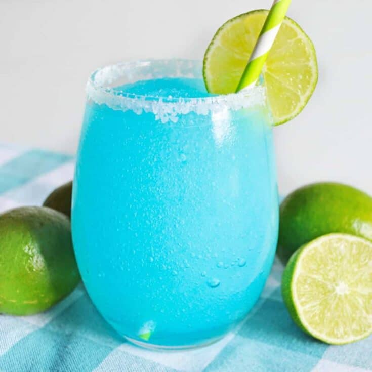 Blue Lagoon Margaritas
