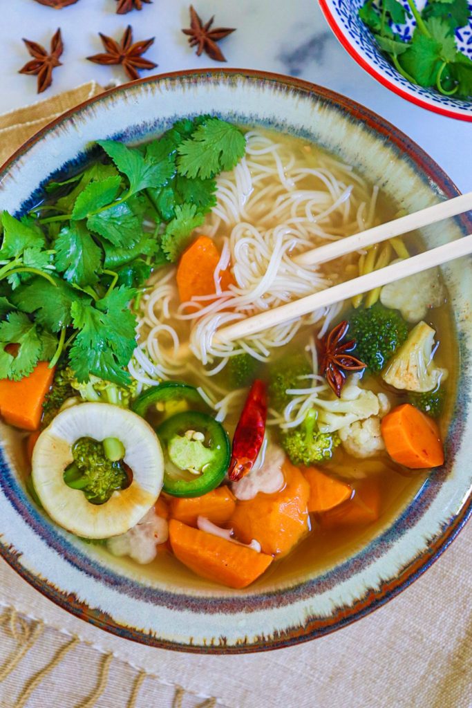 Delicious Homemade Vegan Pho