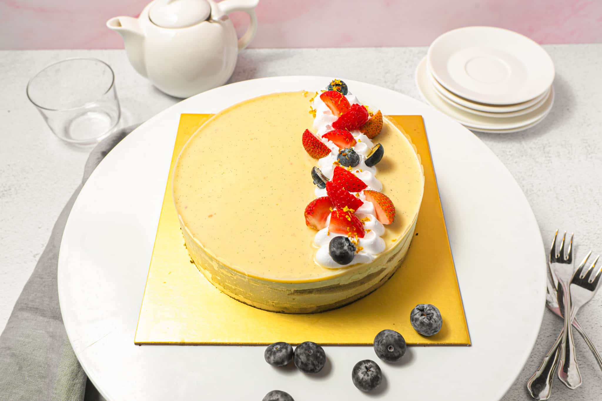 Vegan Matcha White Chocolate Cake