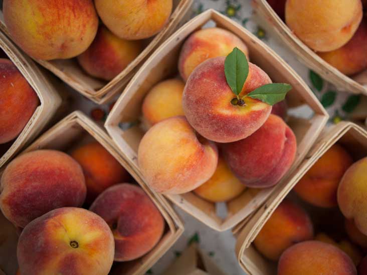 Fresh peaches