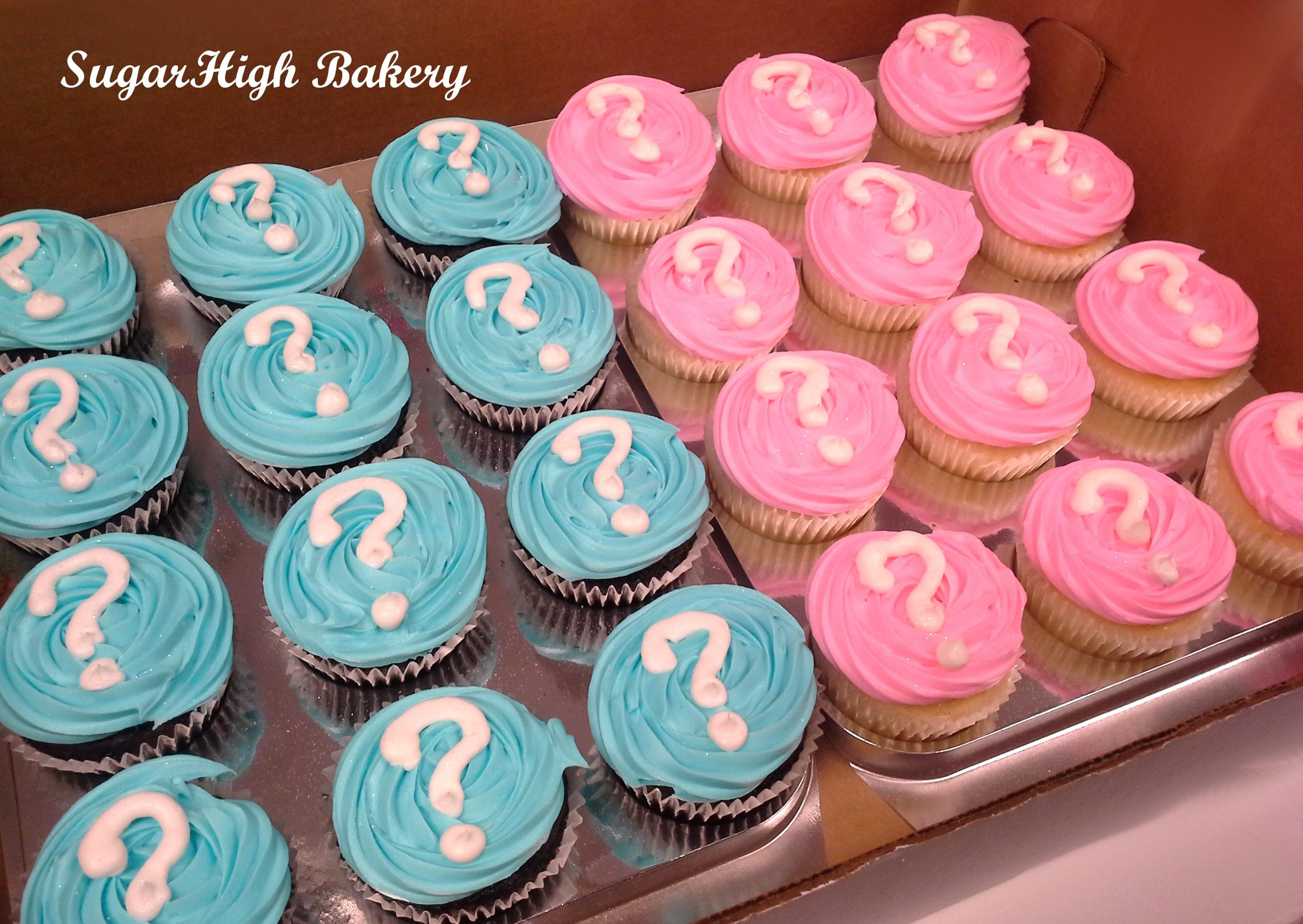 Signature Gender Reveal Cupcakes