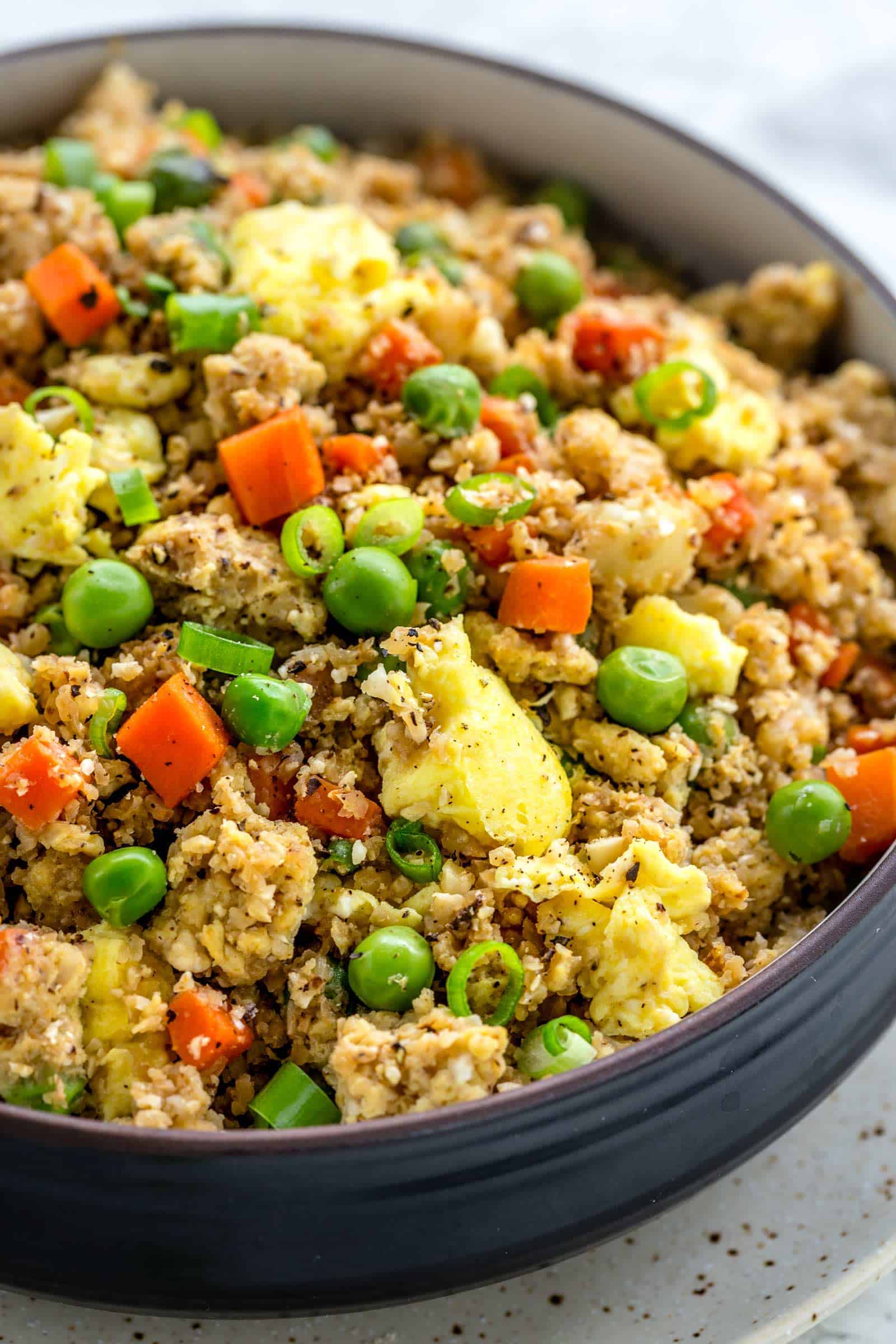 Cauliflower Fried Rice - A vibrant healthy dish