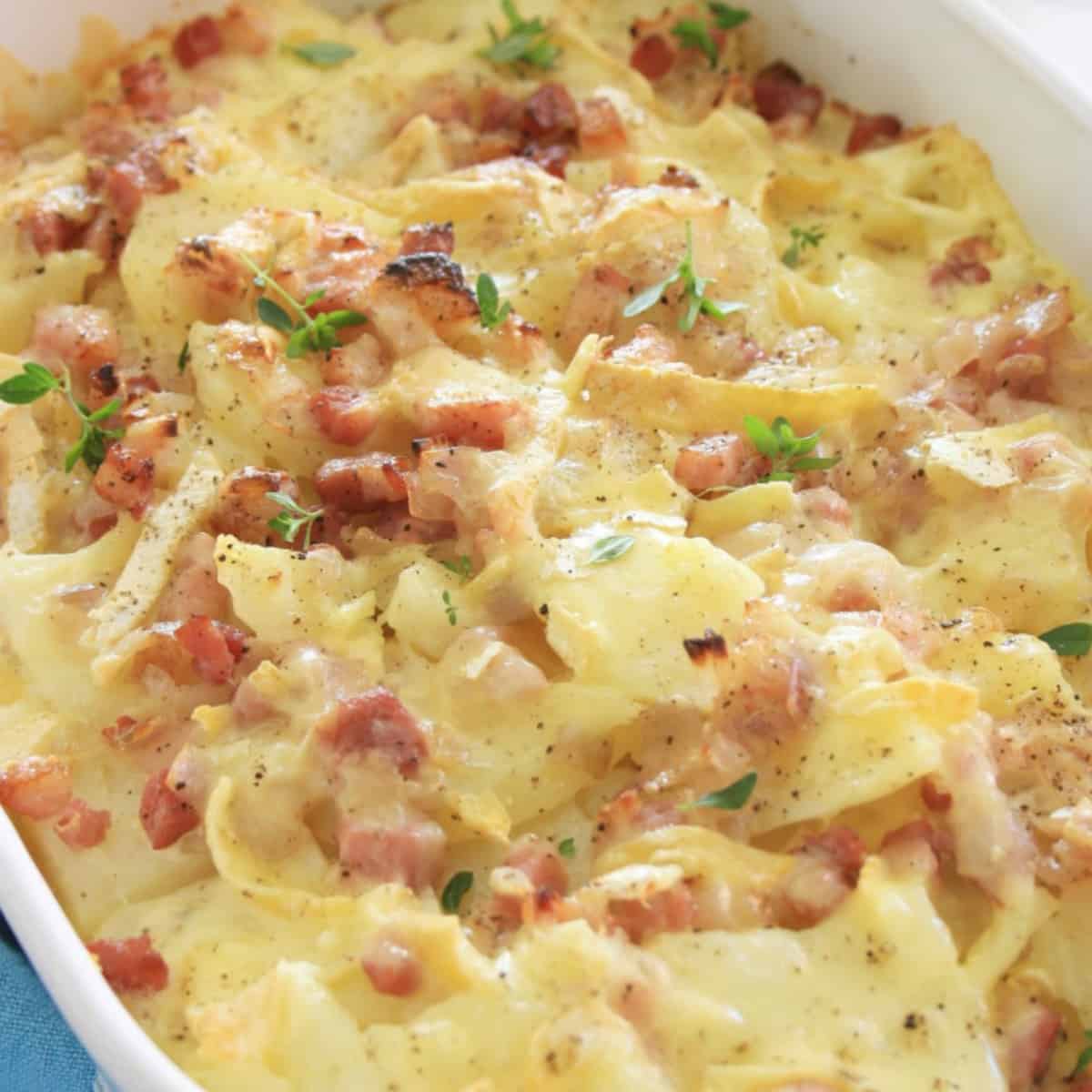 Tartiflette - French Cheesy Potato Bake