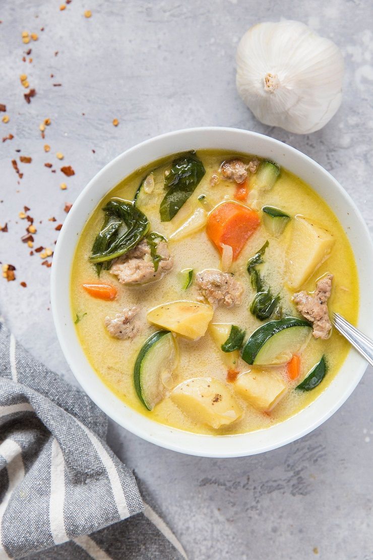 Hearty Ground Turkey Soup with Vegetables