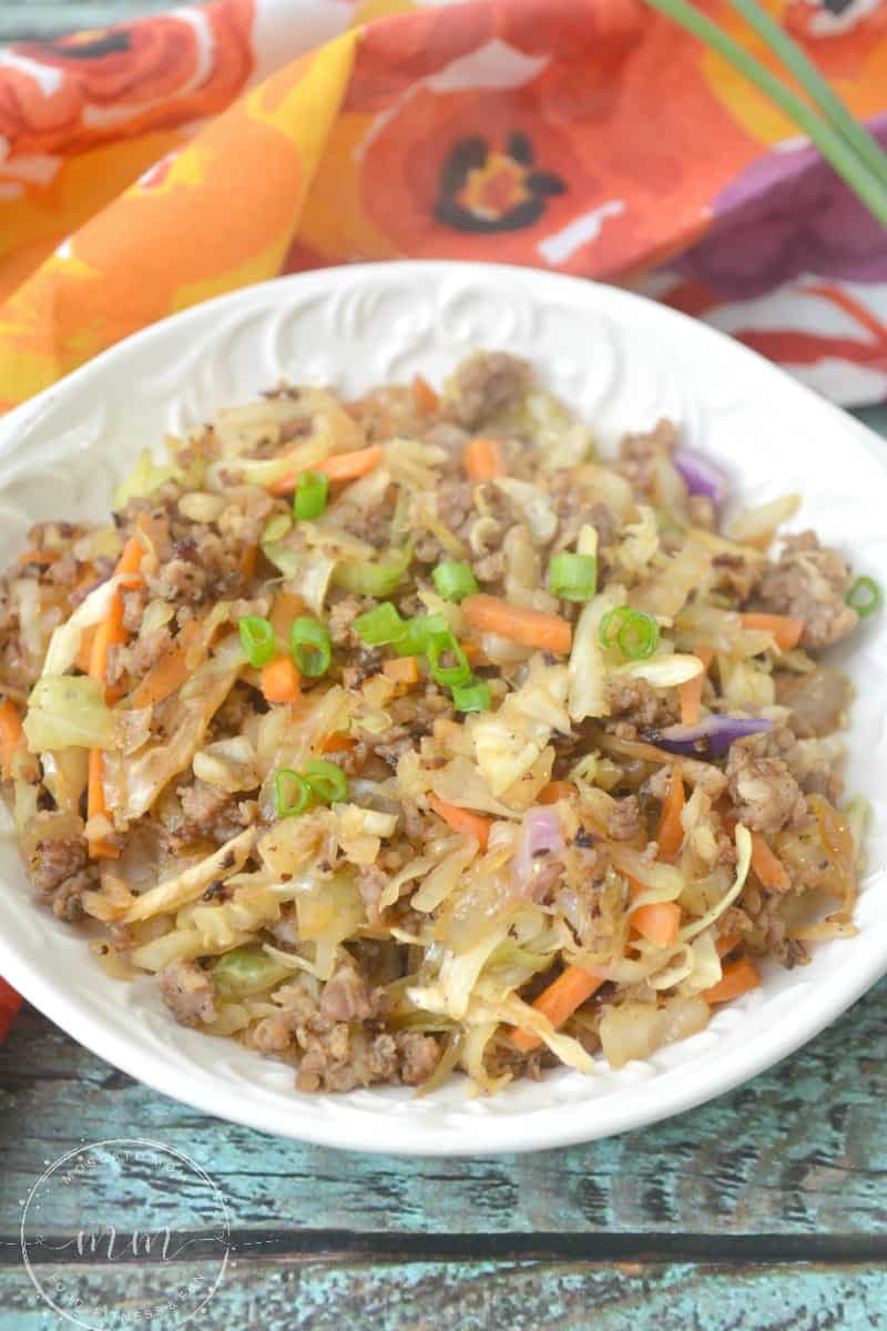 Easy Keto Sausage Egg Roll In A Bowl