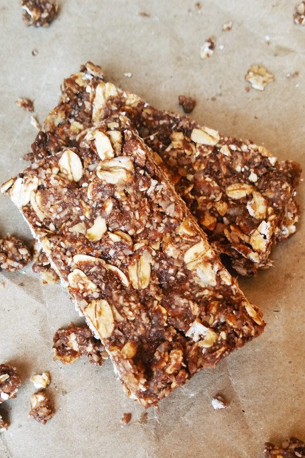 Chocolate Coconut Granola Bars