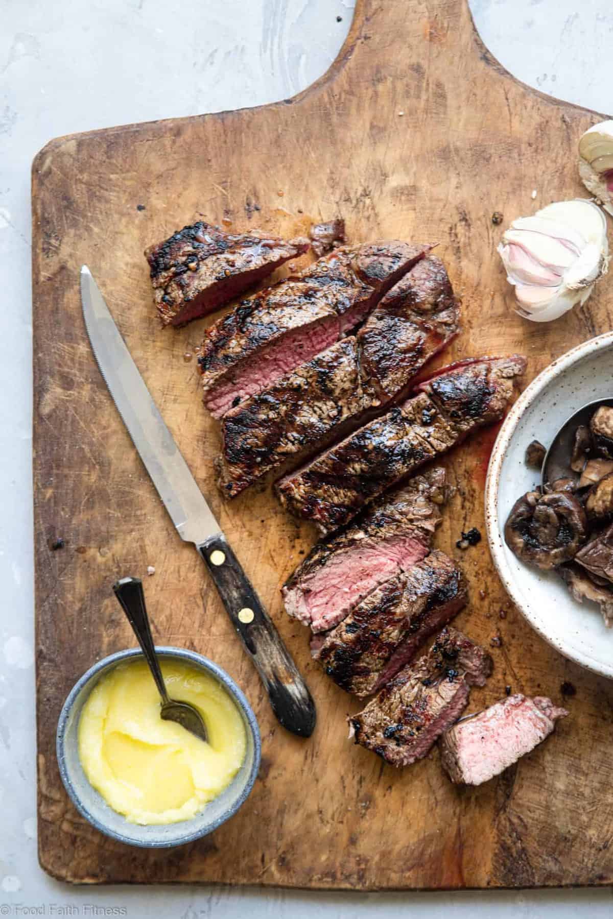 Keto Steak With Garlic Butter Mushrooms