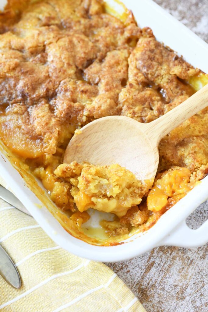 Peach Dump Cake