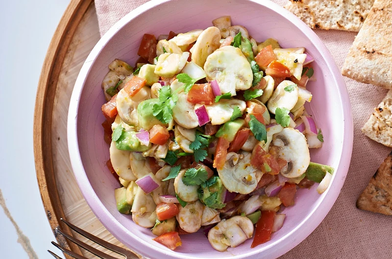 Mushroom ceviche - A vegetarian and vegan flavour sensation