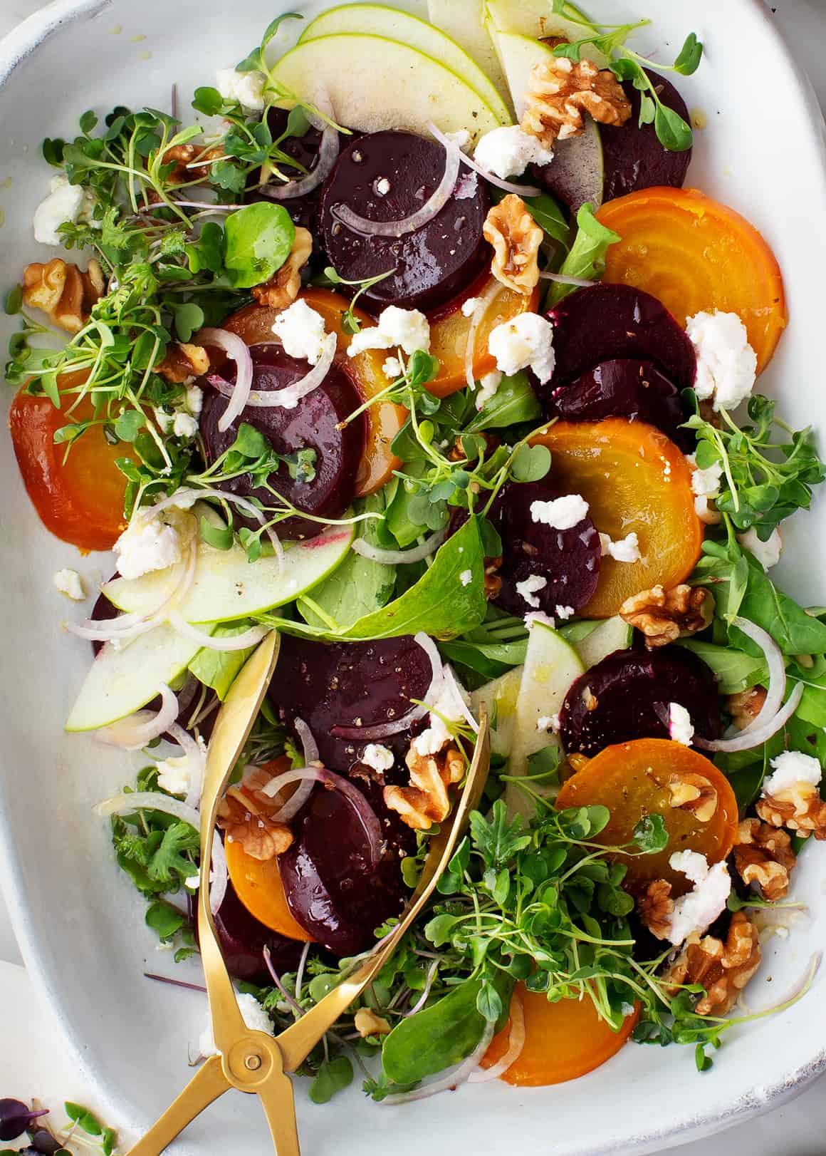 Beet Salad with Goat Cheese and Balsamic