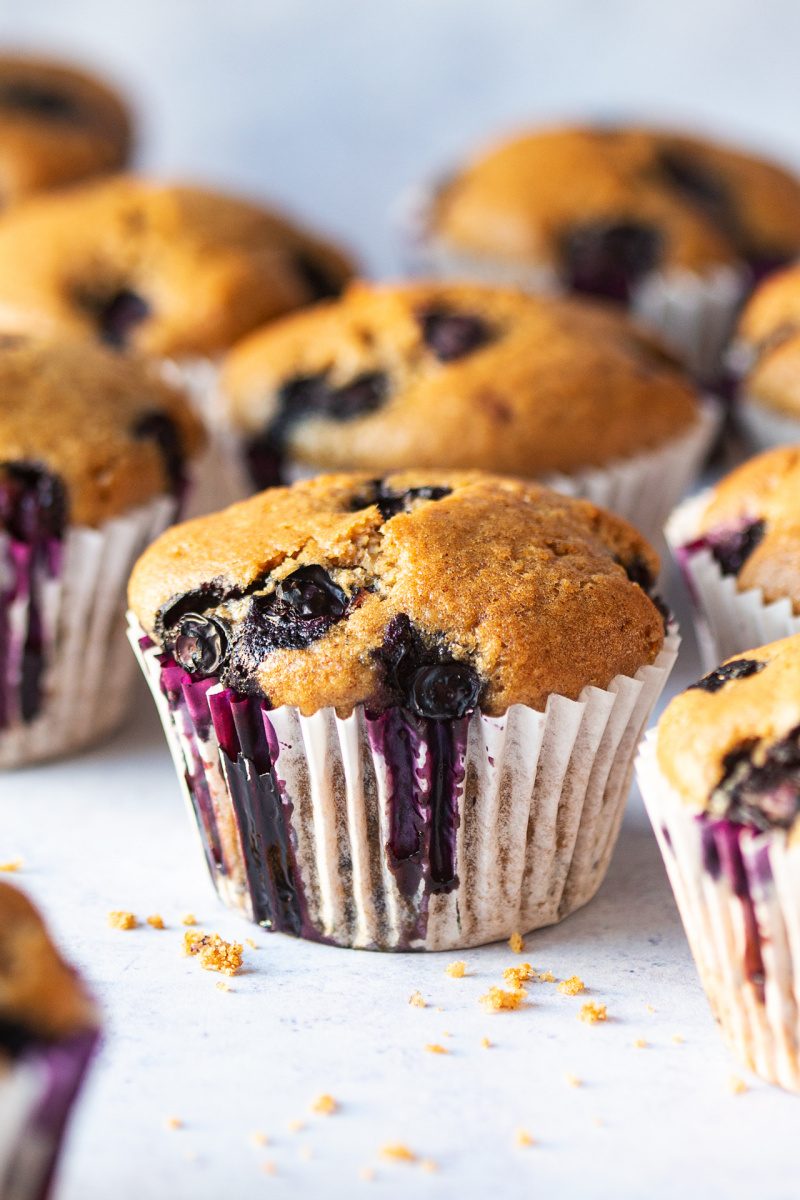 Vegan blueberry muffins