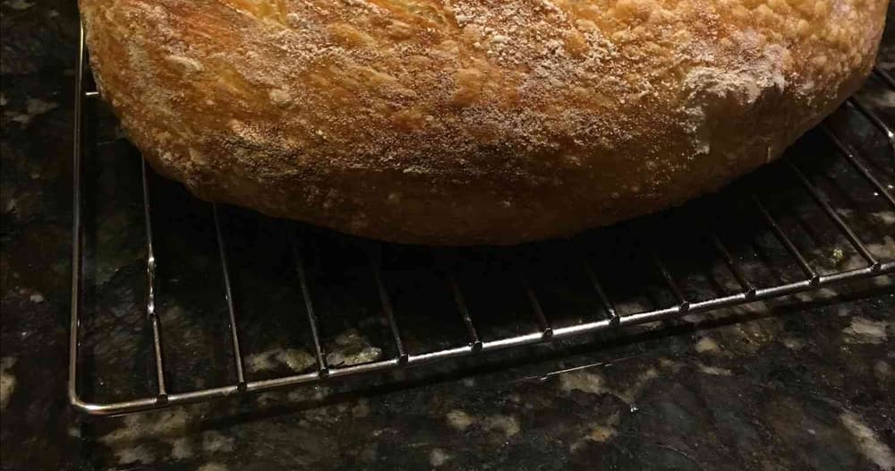 A beautiful loaf of Chef John's Sourdough Bread
