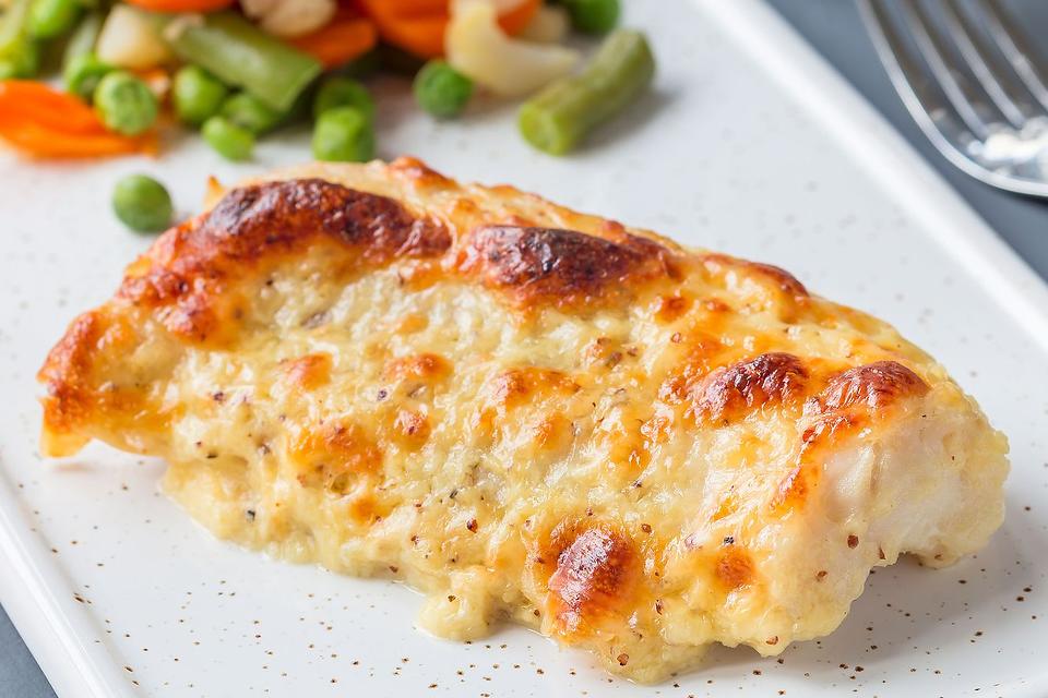 Cheesy Baked Cod