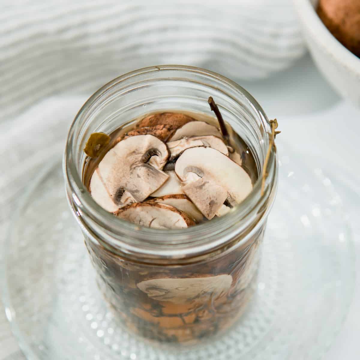 Quick Pickled Mushrooms