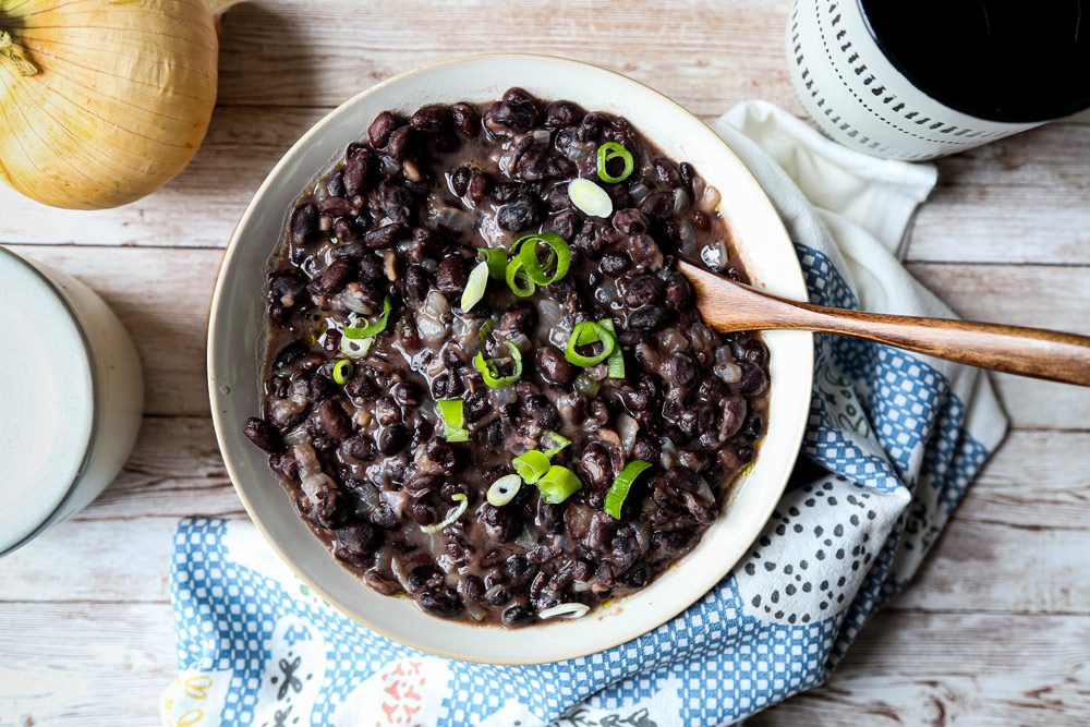 Delicious Rice Cooker Black Beans