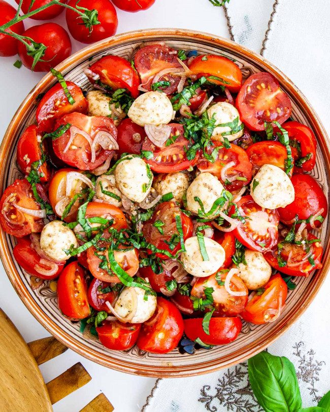 Tomato Basil Salad - Jo Cooks