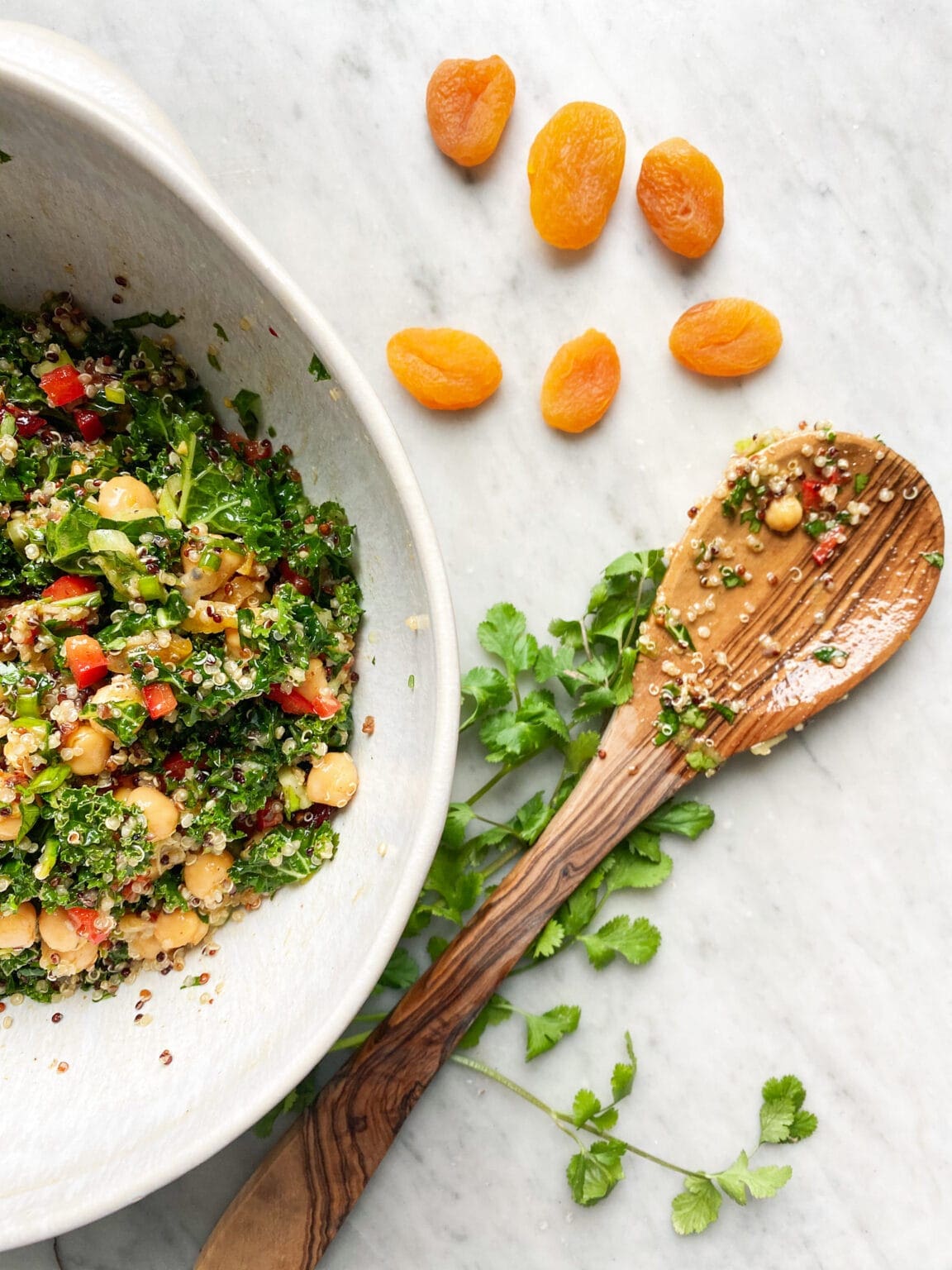 Curried Quinoa Kale Salad
