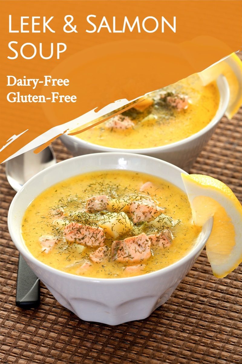 Delicious Leek & Salmon Soup