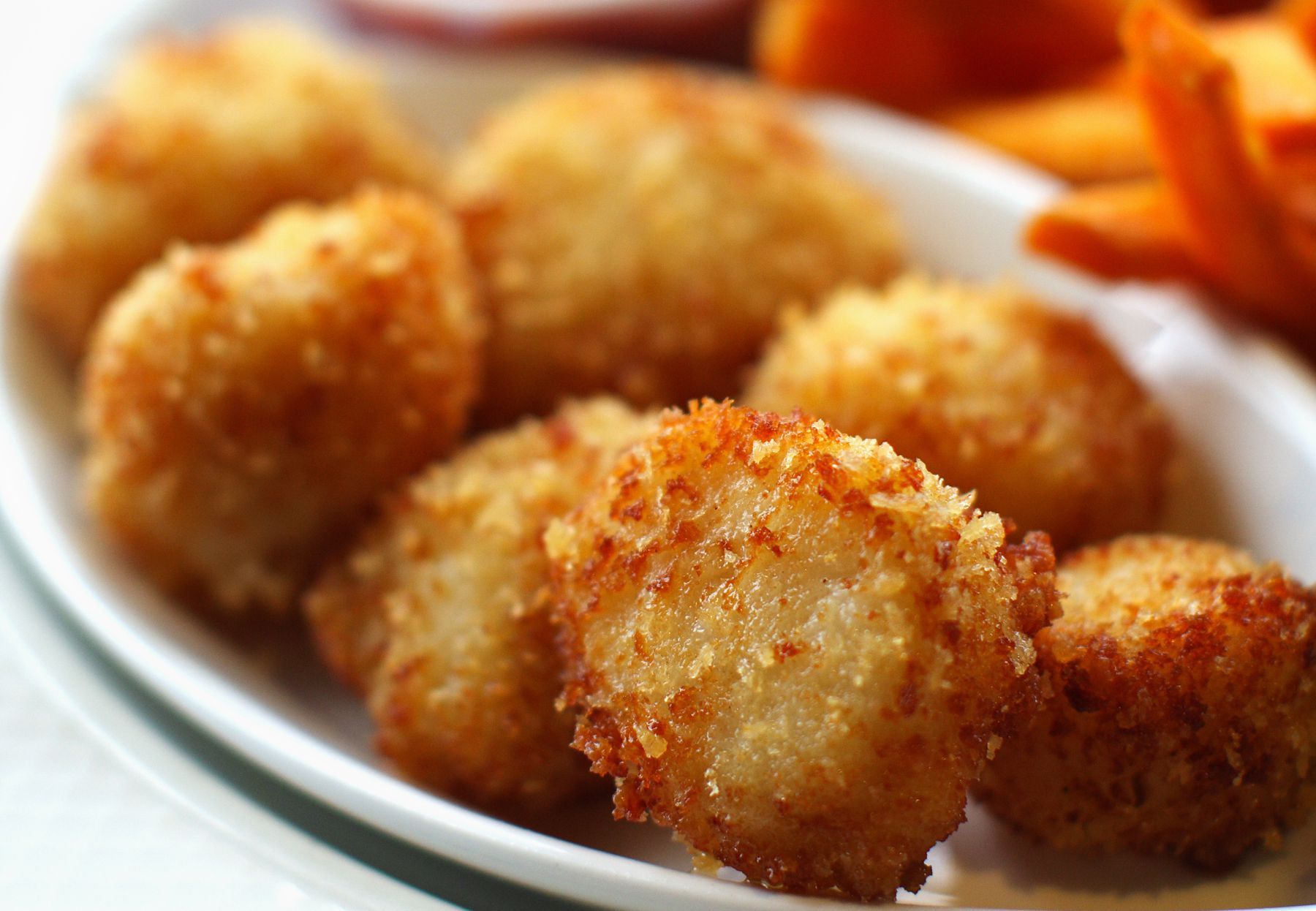 Delicious Breaded Deep-Fried Scallops