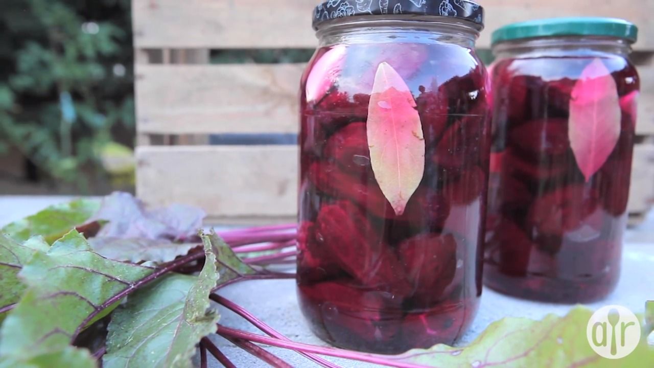 A colorful bowl of raw fermented beets