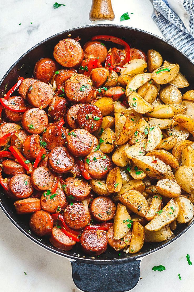 20-Minute Smoked Sausage and Potato Skillet
