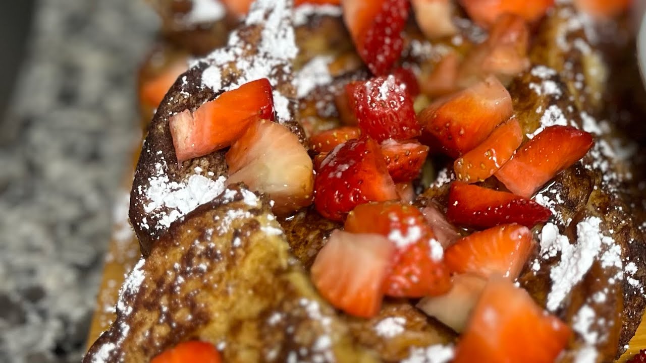 Valentines Day French Toast Breakfast