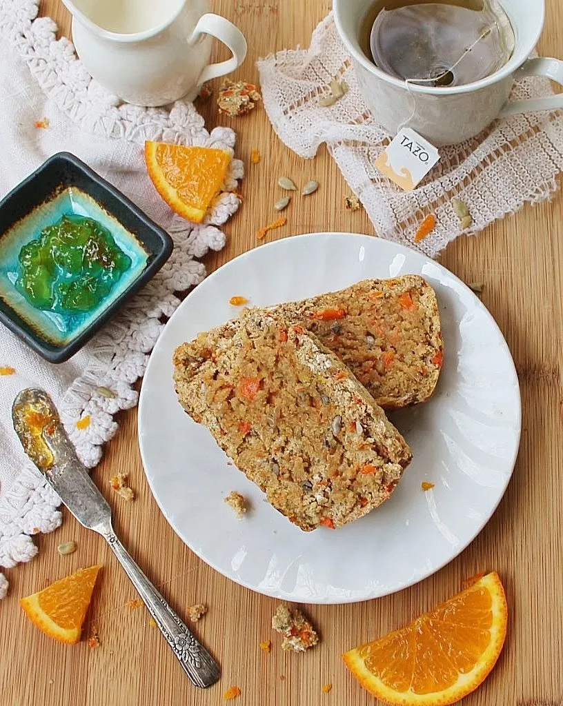 Carrot & Sunflower Seed Breakfast Bread