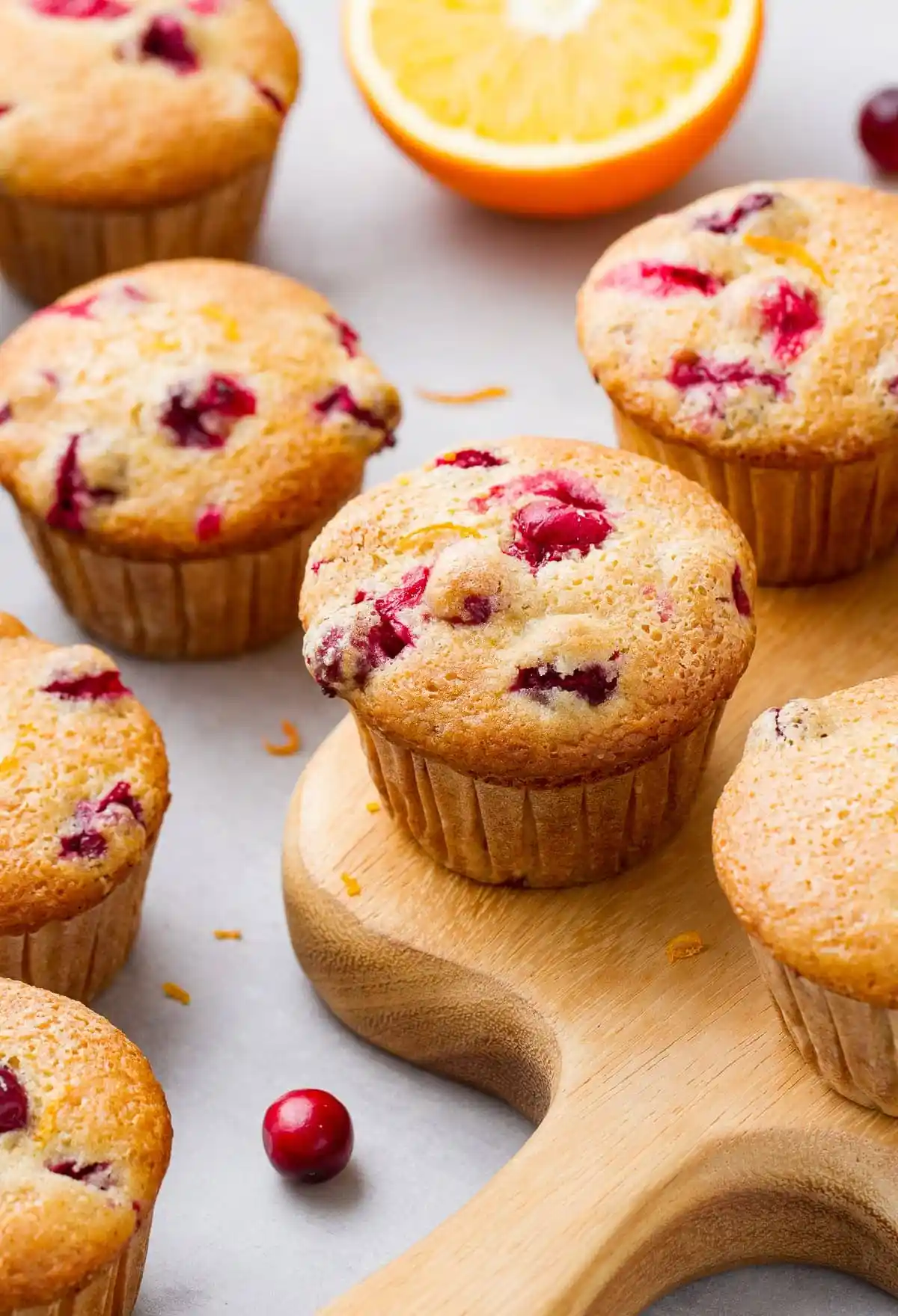 Vegan Cranberry Orange Muffins