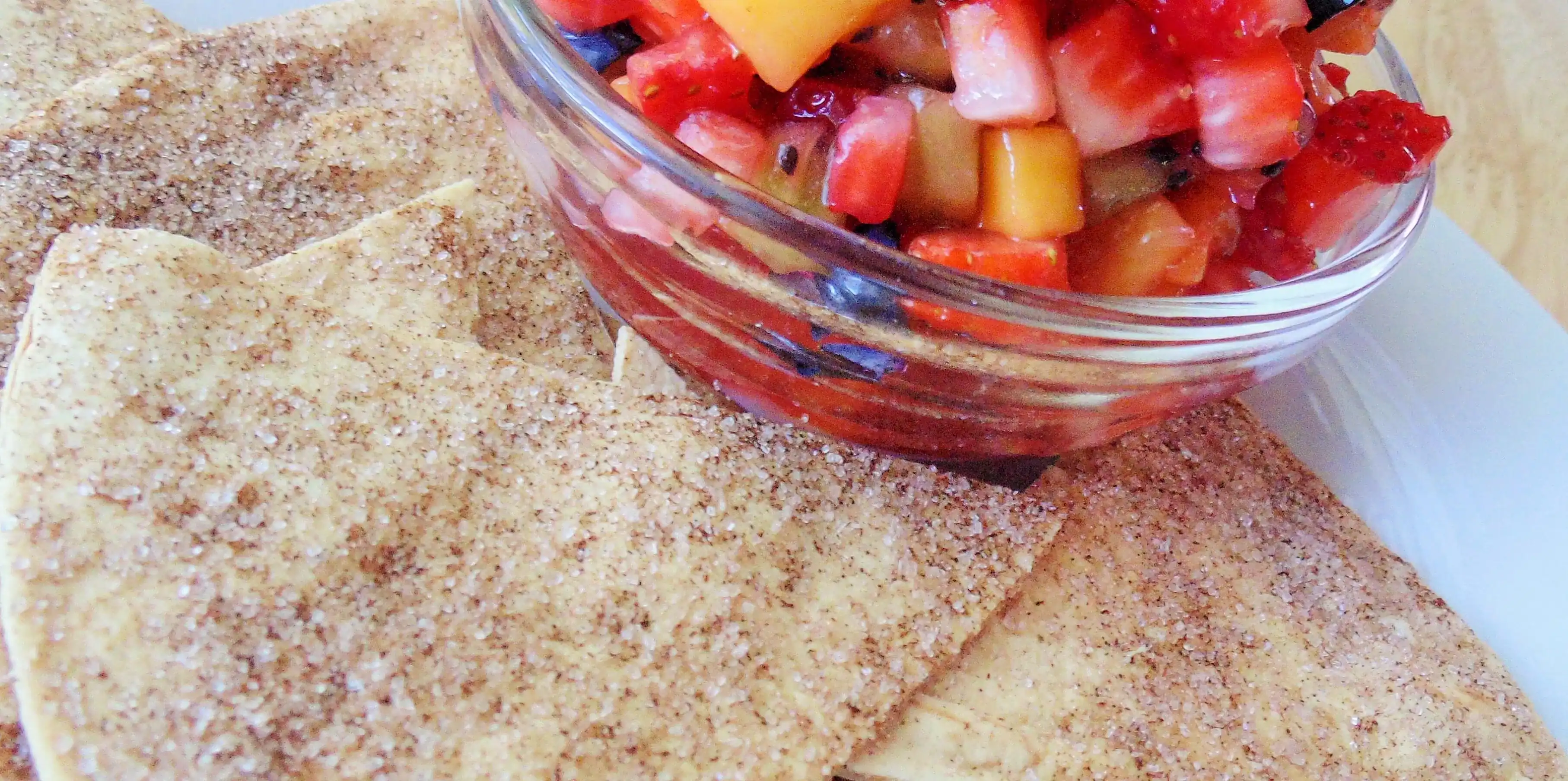 Annie's Fruit Salsa and Cinnamon Chips