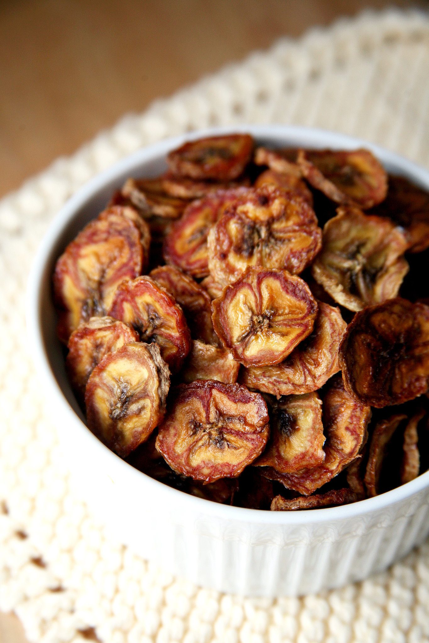 Baked Banana Chips