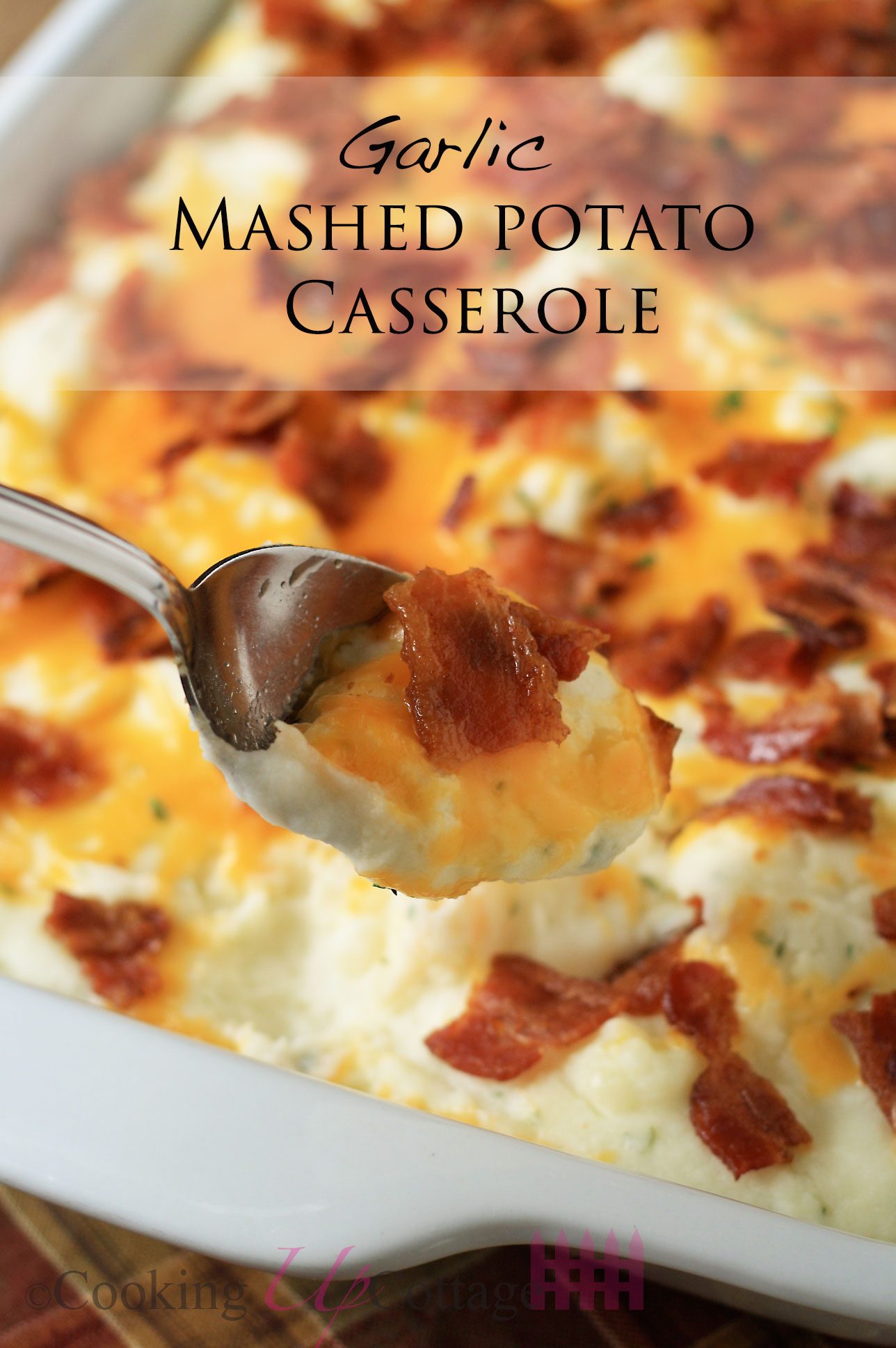 Garlic Mashed Potato Casserole