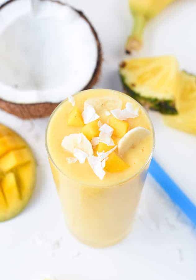 Vegan Tropical Smoothie - Delicious and Refreshing