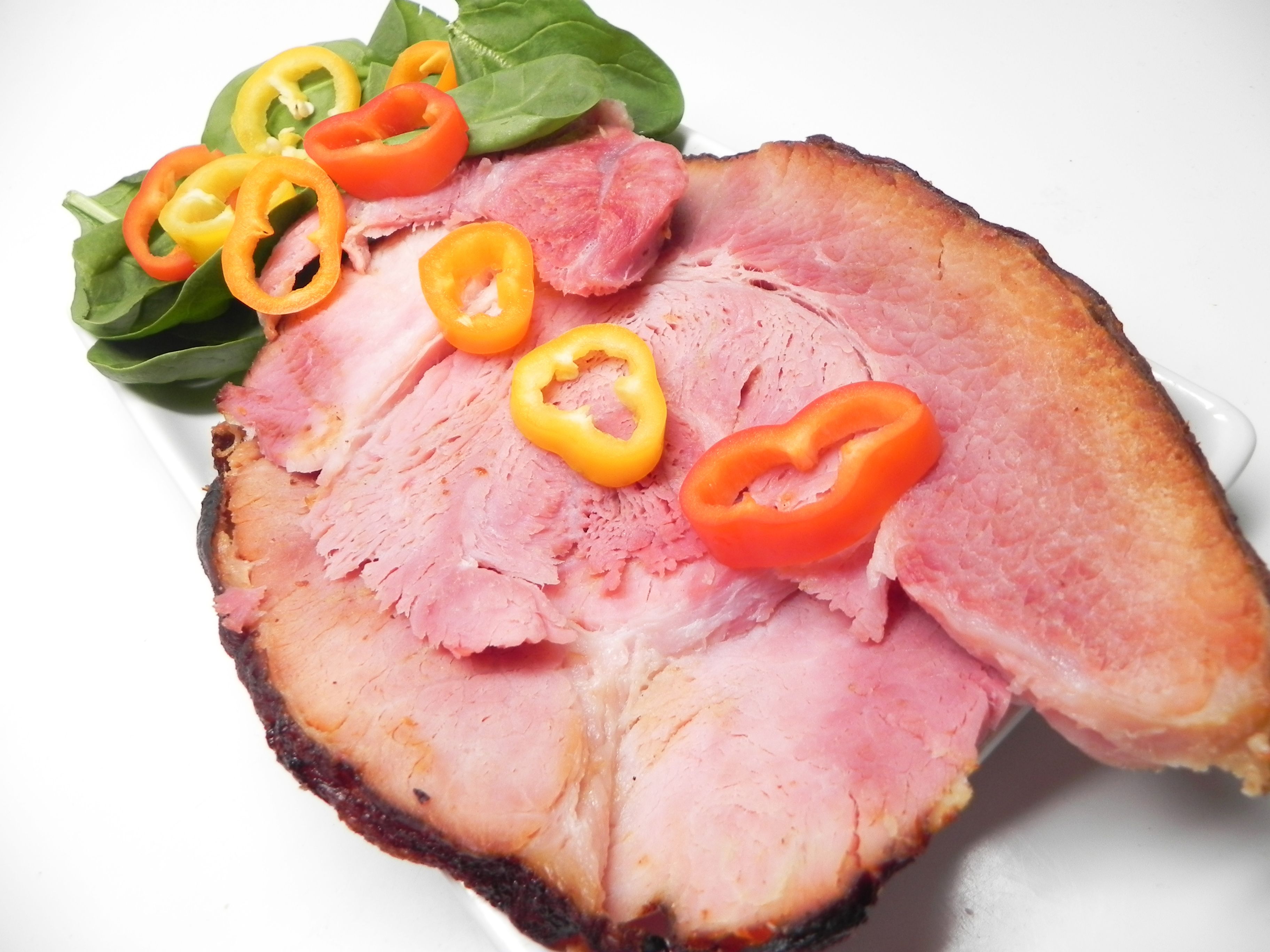 Honey Bourbon Horseradish Glazed Ham